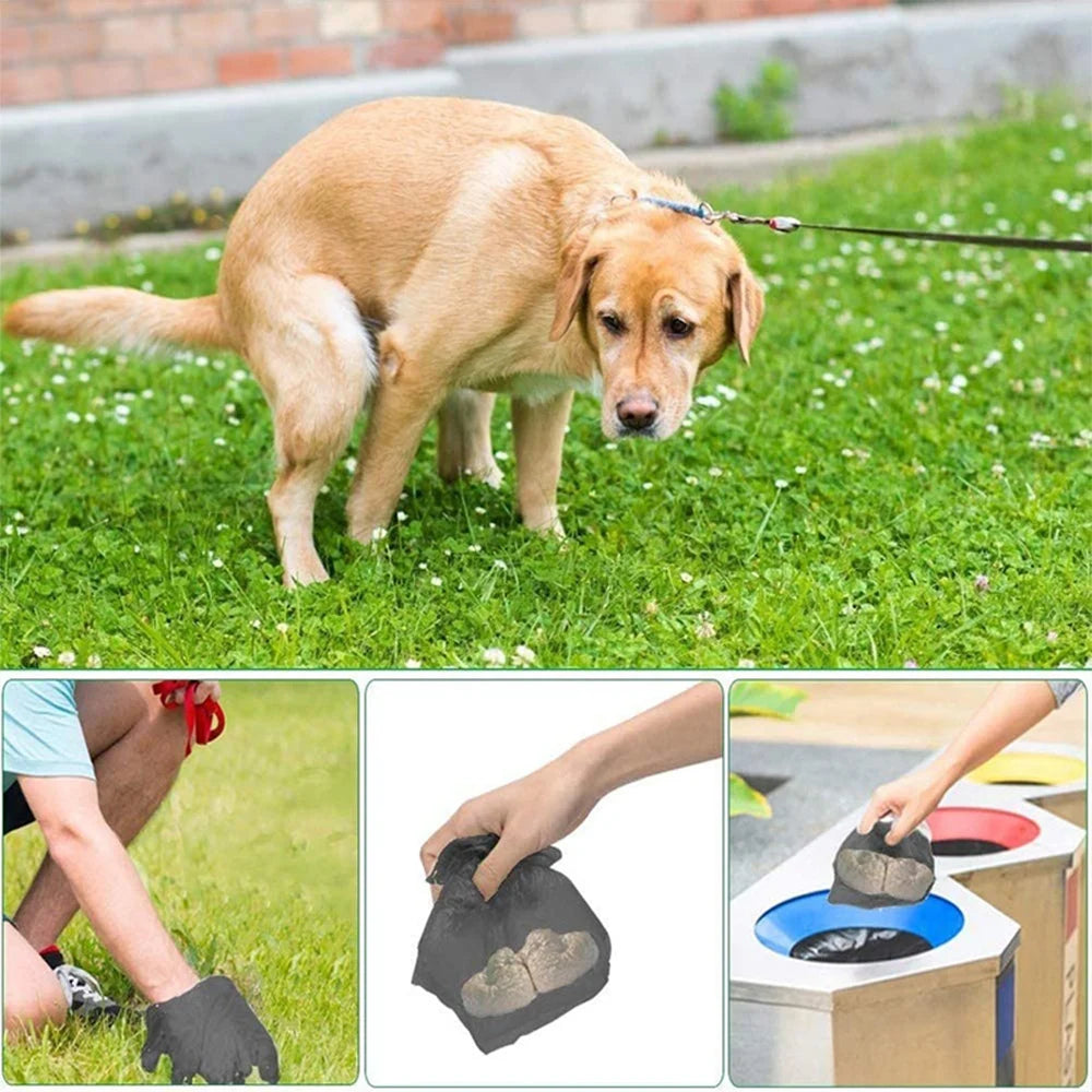 4-10 Rolls Pet Dog Poop Bags Portable Degradable Waste Garbage Bags