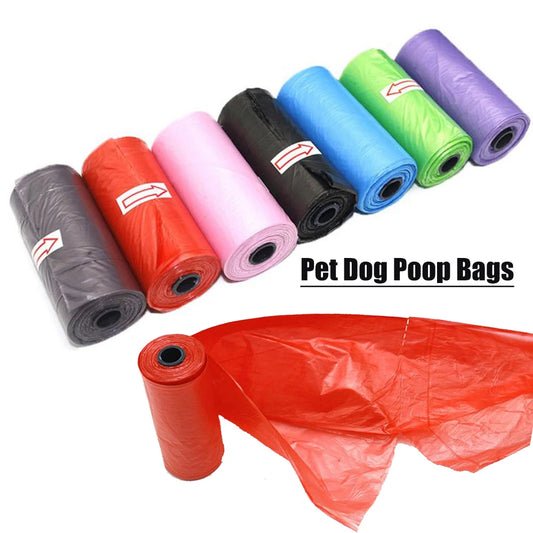 4-10 Rolls Pet Dog Poop Bags Portable Degradable Waste Garbage Bags