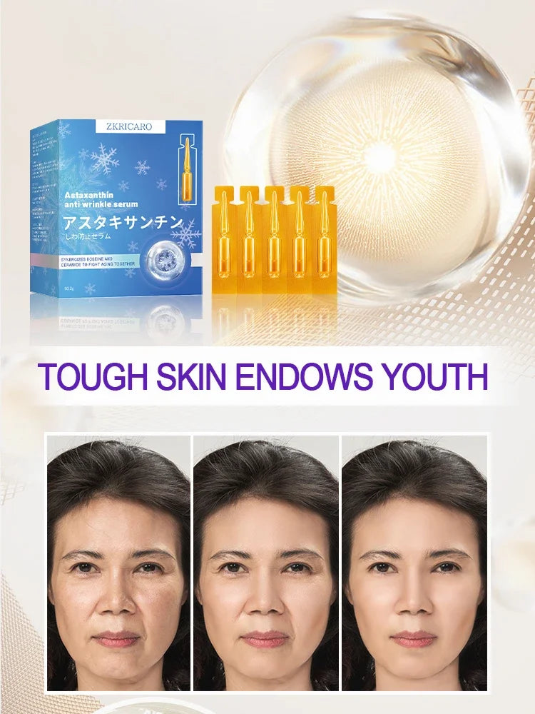 Collagen facial essence, dilute fine lines and anti-aging, lift and tighten, nourishing essence repair sensitivity